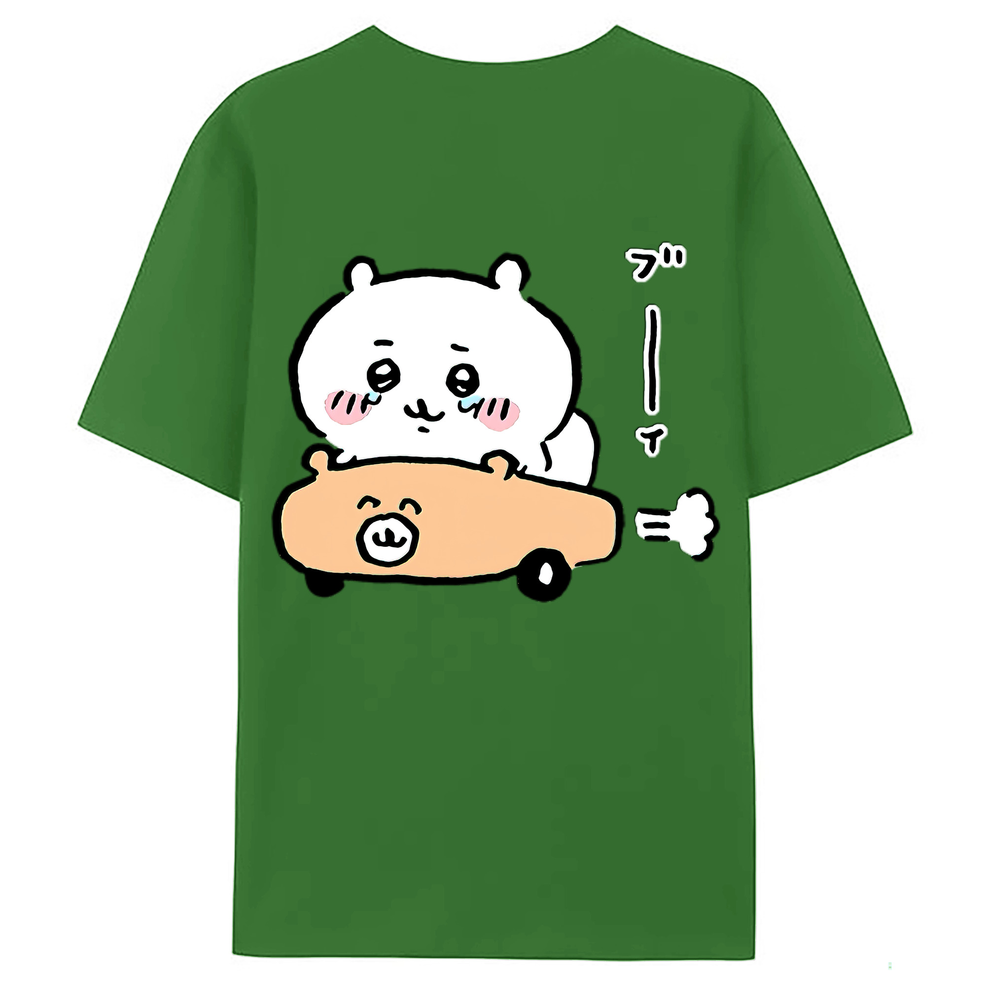 （画像用） ちいかわ ちいかわ Chii-kawa chiikawa レディース半袖Tシャツ(バックプリント)